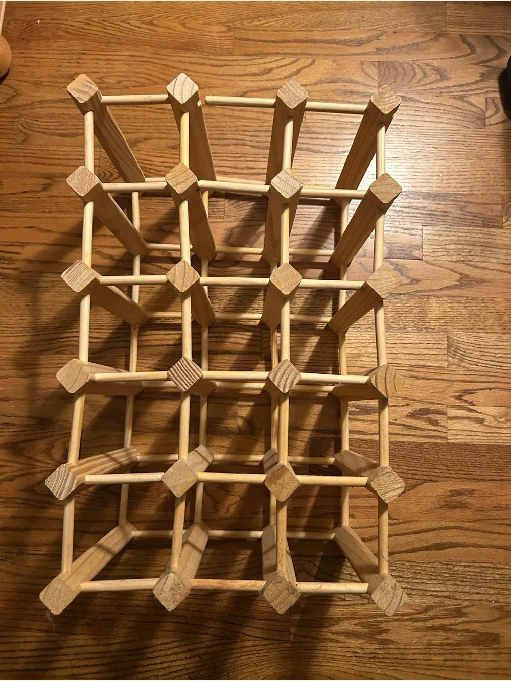 Brown Wooden Shelf - Great for Organizing Shoes in Small Spaces